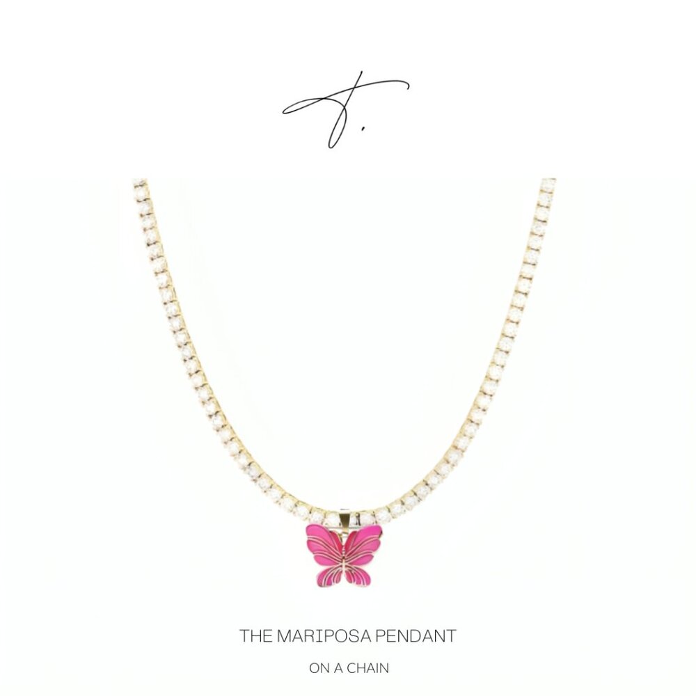 The Mariposa Pendant on a Chain